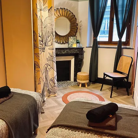 160m2 - Gare A 200m - Les Loges Du Theatre Avec Jardin En Plein Coeur D'epernay 14pers Max Visite De Cave Guidee Et Degustation Champagne Offert Bien-etre & Jeux & Velos 公寓 埃佩尔奈